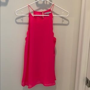 Pink dressy tank